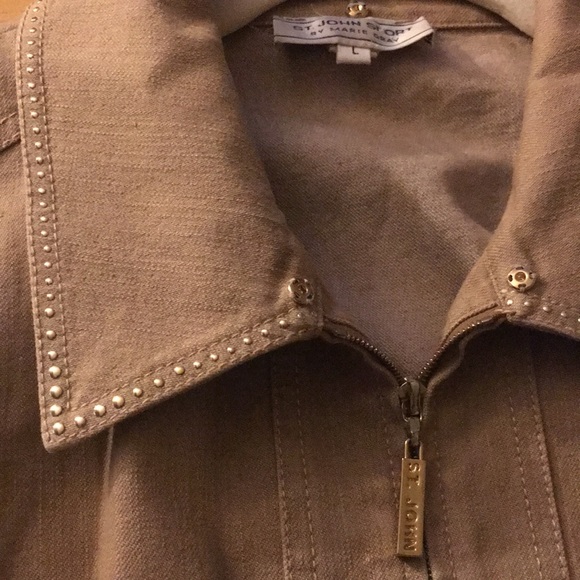 St. John  Sport embellished Jacket by Marie Gray - Picture 8 of 14
